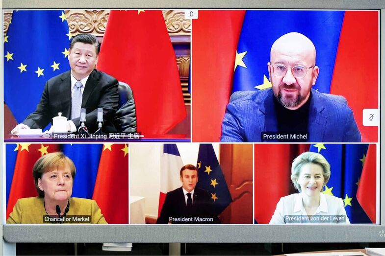 Xi-Jinping-Charles-Michel-Angela-Merkel-Emmanuel-Macron-Ursula-von-der-Leyen-1200x800